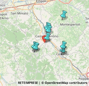 Mappa Via Vittorio Barbieri, 50051 Castelfiorentino FI, Italia (5.28273)
