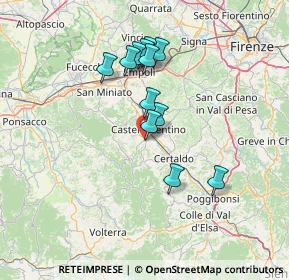 Mappa Via Vittorio Barbieri, 50051 Castelfiorentino FI, Italia (12.21)