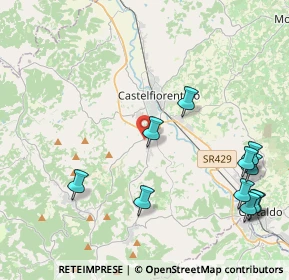 Mappa Via Vittorio Barbieri, 50051 Castelfiorentino FI, Italia (5.33273)