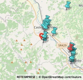 Mappa Via Vittorio Barbieri, 50051 Castelfiorentino FI, Italia (3.93444)