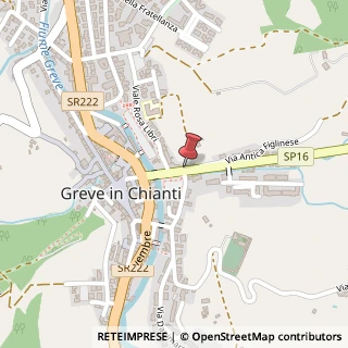 Mappa Via D. Manin, 5, 50022 Greve in Chianti, Firenze (Toscana)