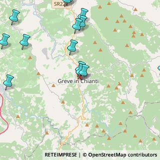 Mappa Via Luca Cini, 50022 Greve in Chianti FI, Italia (5.725)