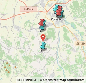 Mappa SP46, 56035 Casciana Terme Lari PI, Italia (4.0925)