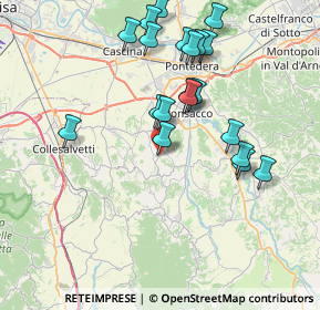 Mappa SP46, 56035 Casciana Terme Lari PI, Italia (7.937)