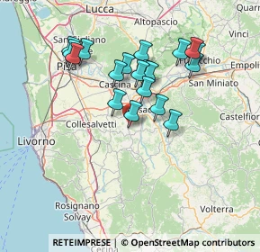 Mappa SP46, 56035 Casciana Terme Lari PI, Italia (13.24947)