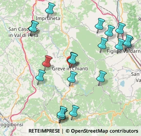 Mappa Via Cesare Battisti, 50022 Greve in Chianti FI, Italia (9.507)