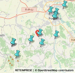 Mappa Via delle Vigne, 56035 Casciana Terme Lari PI, Italia (4.6375)