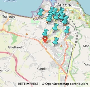 Mappa Via di Pontelungo, 60131 Ancona AN, Italia (1.96133)