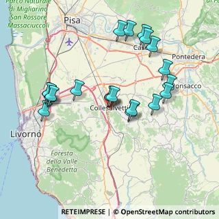 Mappa Via della Gardenia, 57014 Collesalvetti LI, Italia (7.8125)
