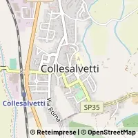 Mapa Collesalvetti