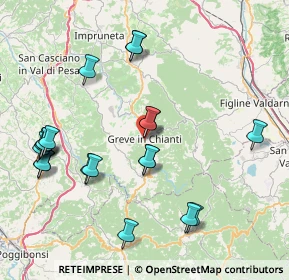 Mappa Via IV Novembre, 50022 Greve in Chianti FI, Italia (9.121)
