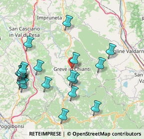 Mappa Via IV Novembre, 50022 Greve in Chianti FI, Italia (9.308)