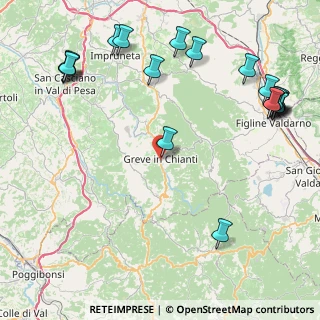 Mappa Via IV Novembre, 50022 Greve in Chianti FI, Italia (11.9275)