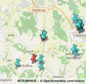 Mappa Via Carlo Collodi, 56035 Casciana Terme Lari PI, Italia (2.68)