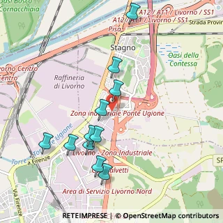 Mappa Via Oberdan Chiesa, 57014 Stagno LI, Italia (1.02727)