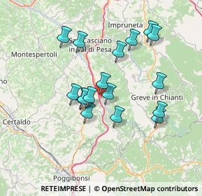 Mappa Via Cimabue, 50028 Tavarnelle Val di Pesa FI, Italia (6.53588)