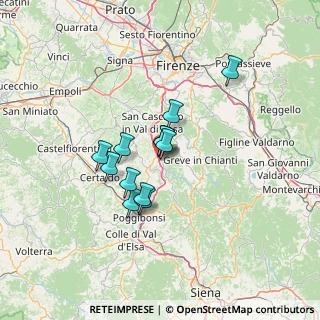 Mappa Via Cimabue, 50028 Tavarnelle Val di Pesa FI, Italia (9.97583)