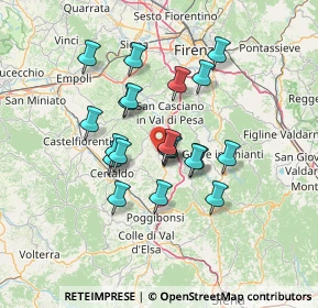Mappa Strada Noce, 50028 Tavarnelle Val di Pesa FI, Italia (11.5535)