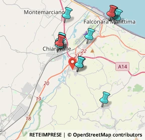 Mappa Via Giovanni Pascoli, 60020 Camerata Picena AN, Italia (3.97643)