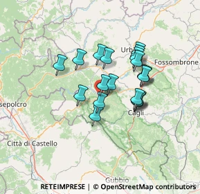 Mappa Via D. Alighieri, 61046 Piobbico PU, Italia (10.8305)
