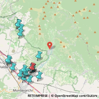 Mappa Piazza Enrico Fermi, 52024 Loro Ciuffenna AR, Italia (6.4795)