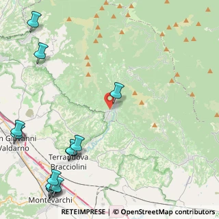Mappa Piazza Enrico Fermi, 52024 Loro Ciuffenna AR, Italia (6.98615)