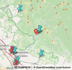 Mappa Piazza Enrico Fermi, 52024 Loro Ciuffenna AR, Italia (5.89818)