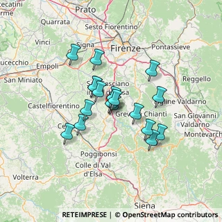 Mappa Via Fausto Melotti, 50028 Barberino Tavarnelle FI, Italia (10.40611)