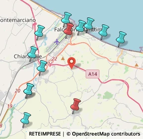 Mappa Via Castelferretti, 60020 Camerata Picena AN, Italia (5.06538)