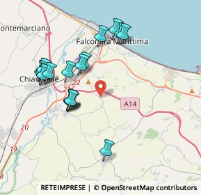 Mappa Via Castelferretti, 60020 Camerata Picena AN, Italia (3.952)