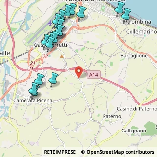 Mappa Via Castelferretti, 60020 Camerata Picena AN, Italia (2.838)