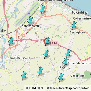Mappa Via Castelferretti, 60020 Camerata Picena AN, Italia (2.68909)