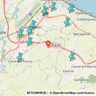 Mappa Via Castelferretti, 60020 Camerata Picena AN, Italia (2.74091)