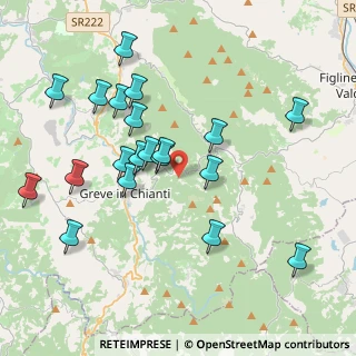Mappa Località Canonica, 50022 Greve in Chianti FI, Italia (4.172)