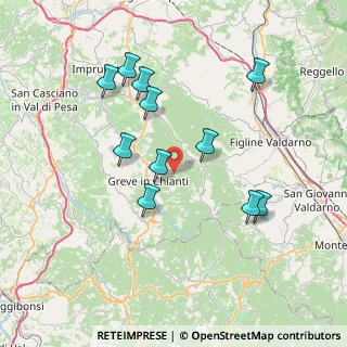 Mappa Località Canonica, 50022 Greve in Chianti FI, Italia (7.42545)