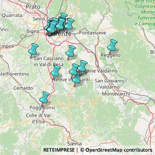 Mappa Località Canonica, 50022 Greve in Chianti FI, Italia (18.1655)