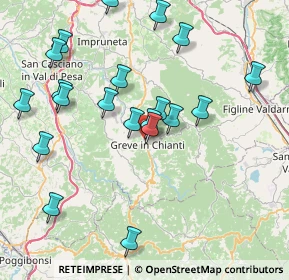 Mappa Via di Zano, 50022 Greve in Chianti FI, Italia (8.641)