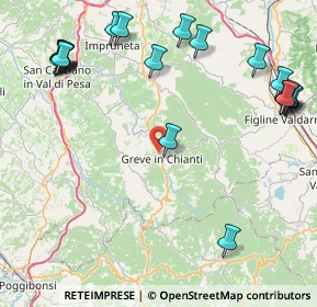 Mappa Via di Zano, 50022 Greve in Chianti FI, Italia (11.6735)
