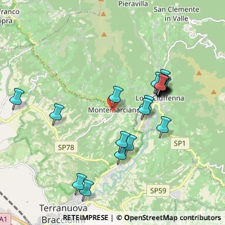 Mappa Via di Riofi, 52024 Loro Ciuffenna AR, Italia (2.045)