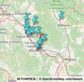 Mappa Via di Riofi, 52024 Loro Ciuffenna AR, Italia (10.89583)