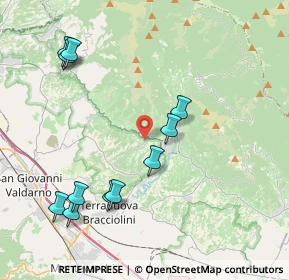 Mappa Via di Riofi, 52024 Loro Ciuffenna AR, Italia (4.61818)