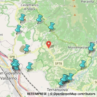 Mappa SP 6, 52028 Terranuova Bracciolini AR, Italia (3.362)