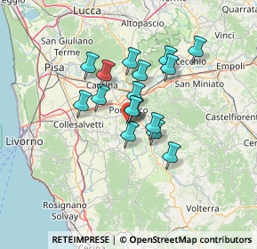 Mappa Località La Capannina, 56035 Casciana Terme Lari PI, Italia (9.95)