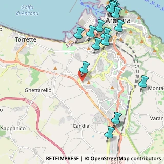 Mappa Via di Pontelungo, 60127 Ancona AN, Italia (2.9695)