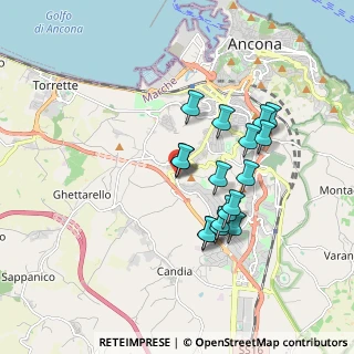 Mappa Via di Pontelungo, 60127 Ancona AN, Italia (1.60765)