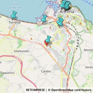 Mappa Via di Pontelungo, 60127 Ancona AN, Italia (3.11833)