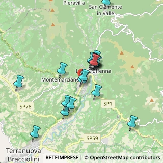 Mappa Via Giovanni Spadolini, 52024 Loro Ciuffenna AR, Italia (1.6275)