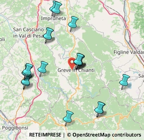 Mappa Via Montefioralle, 50022 Greve in Chianti FI, Italia (8.29)