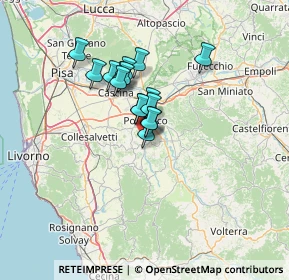 Mappa Via Giacomo Leopardi, 56035 Casciana Terme Lari PI, Italia (9.37938)