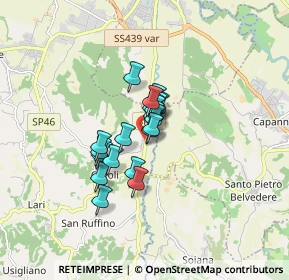 Mappa Via Giacomo Leopardi, 56035 Casciana Terme Lari PI, Italia (0.992)